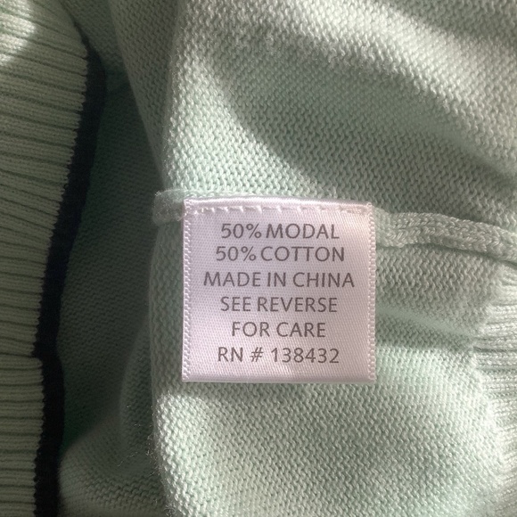 Modcloth Anthro Ringer Cardigan Sweater Aqua S - Picture 14 of 16